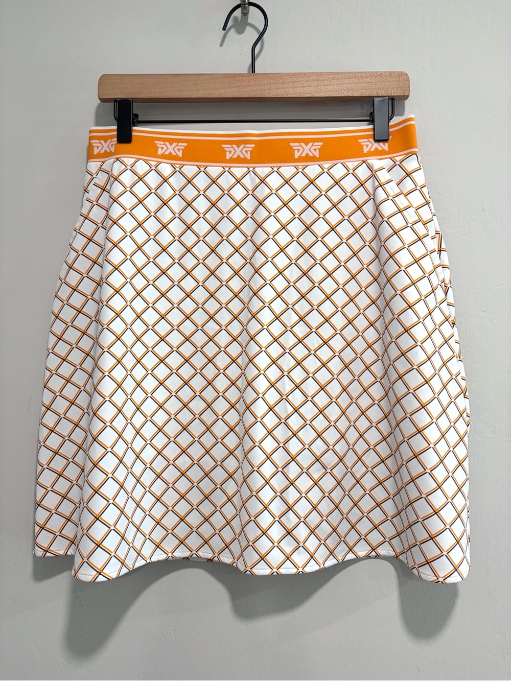 PXG Harlequin Flair Plaid Geometric Golf Skort